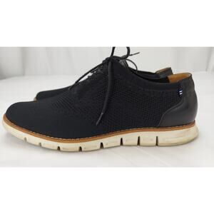 Men's Nautica Oxford Style Knit Textile Black Lace Up Shoe Size 13 Lightweight